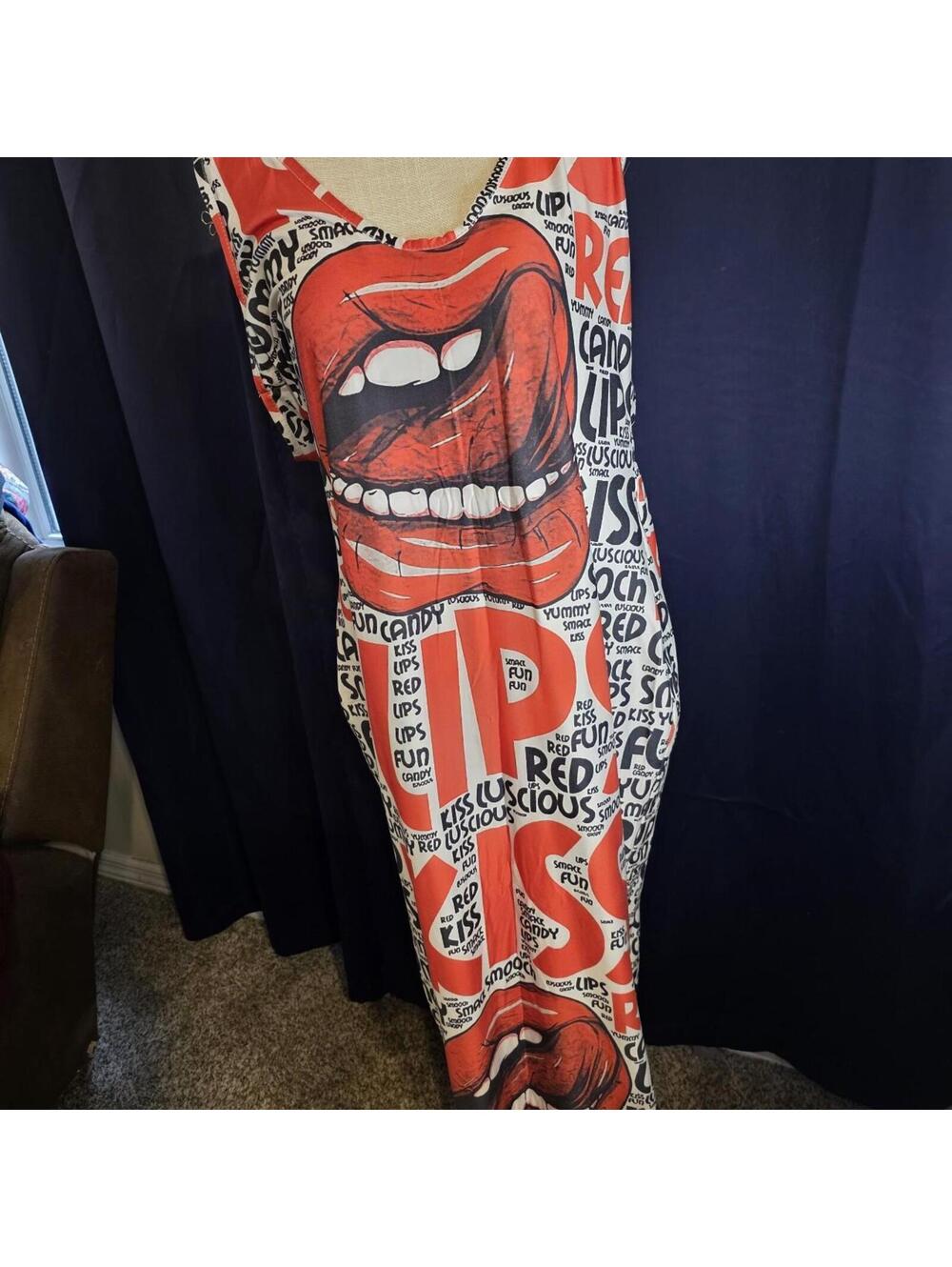 Women's Multi and Red Dress
